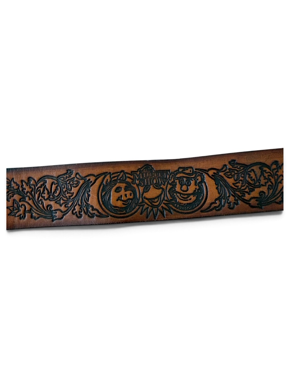 The Muppet Show Brass Buckle Leather Belt - Brown - Picture 6 of 7